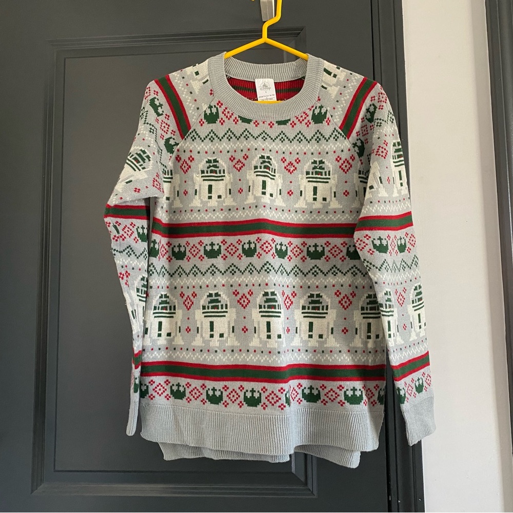 Disney - Star Wars R2-d2 light up holiday sweater in excellent condition